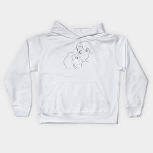 Lineart Lovers Kids Hoodie